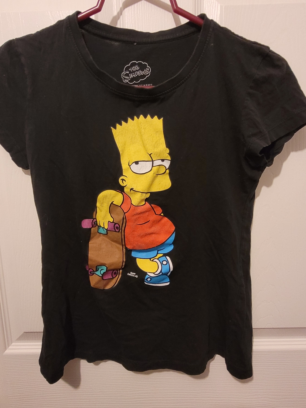 Kids Black Bart Simpson Graphic Tee -
